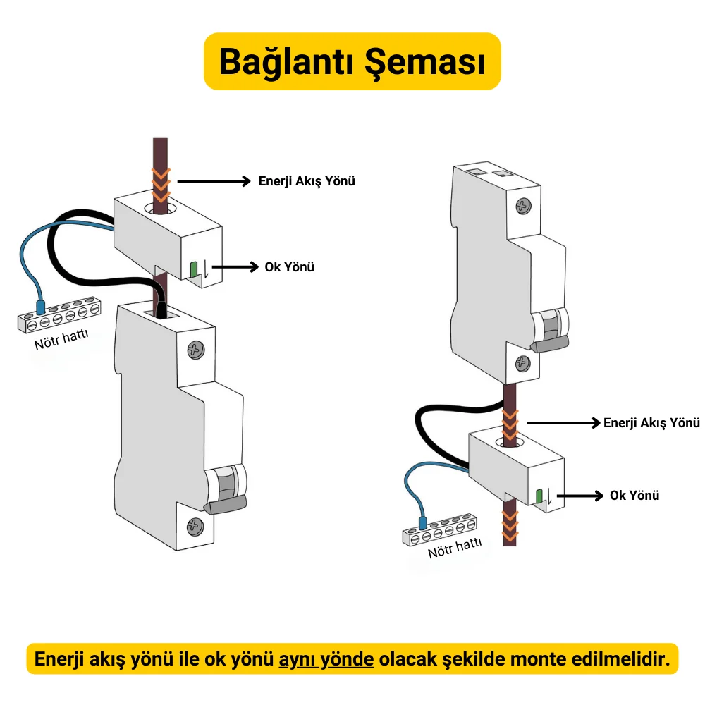 AES-01W Bağlantı şeması