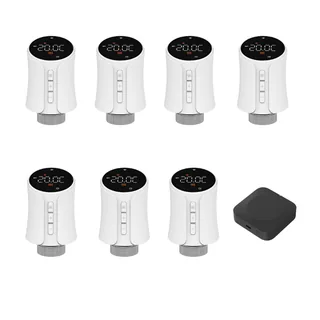 LCD Ekranlı Akıllı Termostatik Radyatör Vanası Seti