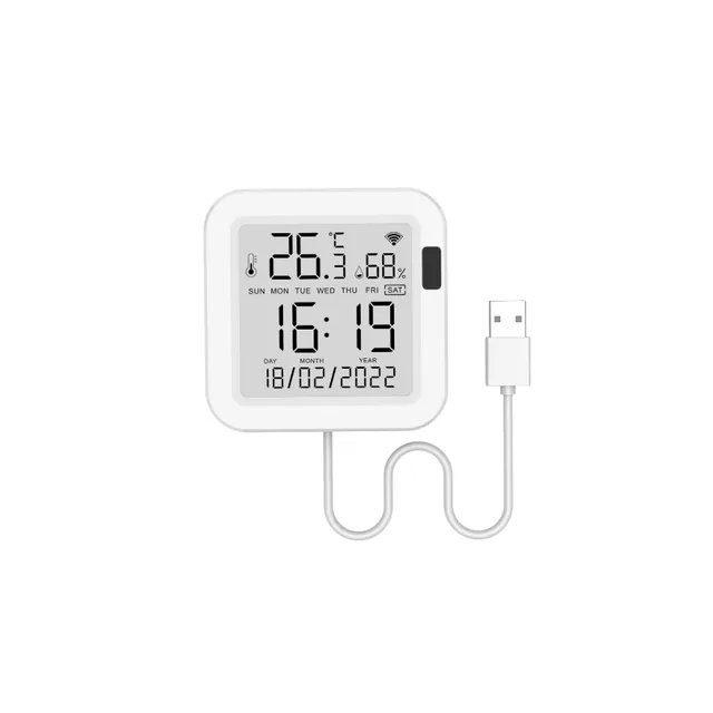 WiFi LCD Ekranlı Sıcaklık ve Nem Sensörü